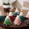 3D Christmas Tree Silicone Molds DIY Christmas Tree Scented Candle Soap Gypsum Crafts Resin Mold Christmas Gift Making Tools