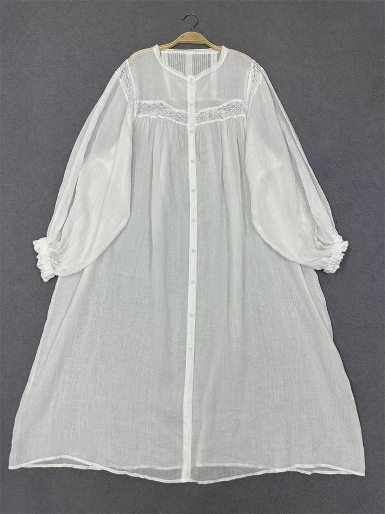 Johnature Жіноча літня японська сукня зі складками на гармошці Літні сукні для захисту від сонця