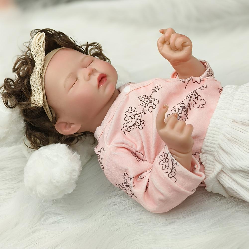 

50 см уже окрашенная готовая кукла реборн малыш огромный размер ребенка популярная реалистичная мягкая на ощупь 3D кожа арт кукла игрушка 50cm