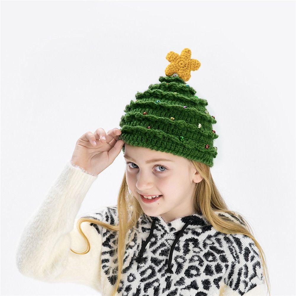 Knitted Knitted Hat Woolen Winter Hat Family Matching Christmas Hat Gift For Her