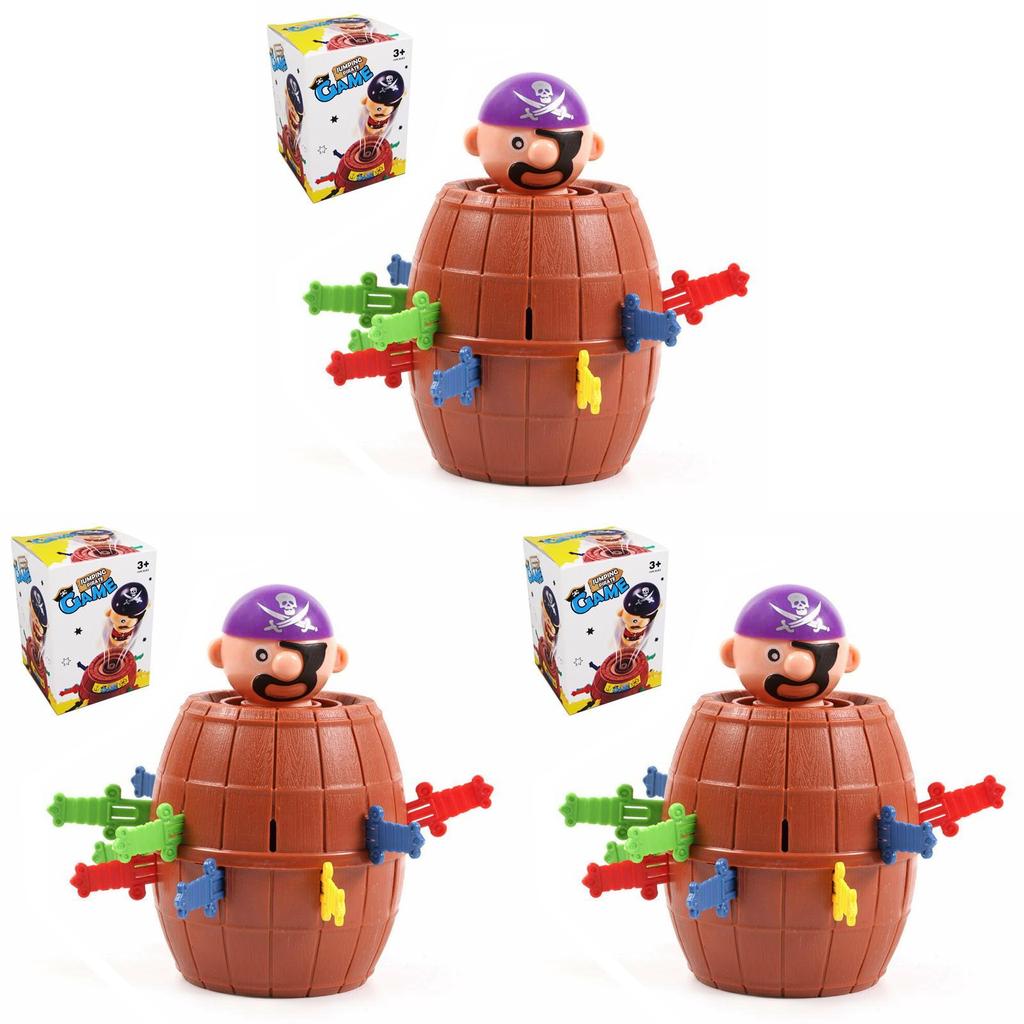 Lively Super Pop Up Toy Pirate Barrel Game Ideal For Fun Family Gatherings