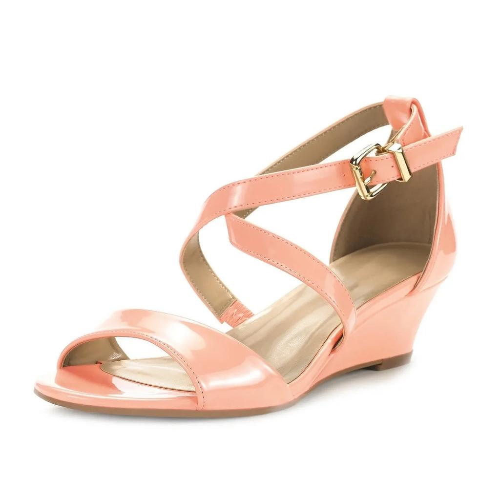 Damen Sandalen Sommer Neu Lässig Keilabsatz Plateau High Heels Weiblich Atmungsaktiv Offene Zehen Sandale Damen Designer Luxusschuhe