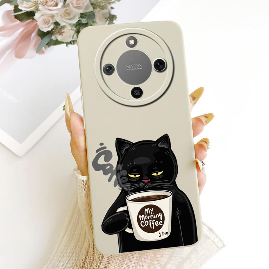 For Honor X9d Case MTN-NX1 Cute Dinosuar Cartoon Cover Soft TPU Phone Cases For Honor Magic 8 Lite X 70 HonorX70 HonorX9d Fundas