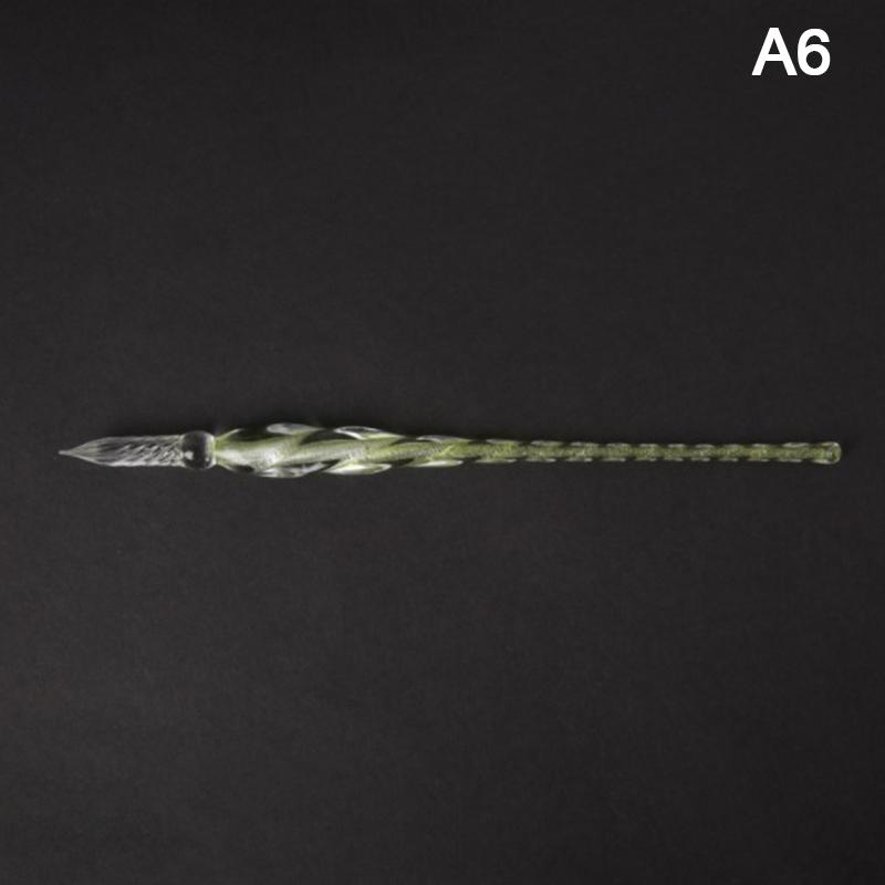 1 Stück Neuer Vintage Tragbarer Glas-Tauchstift-Halter Füllfederhalter Handgefertigt