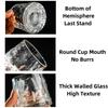 200ML Creative Whiskey Glasses Durable Spinning Glassware Cocktails Wine Brandy Cup Water Juice Mug Party Drinking Glass Tumbler