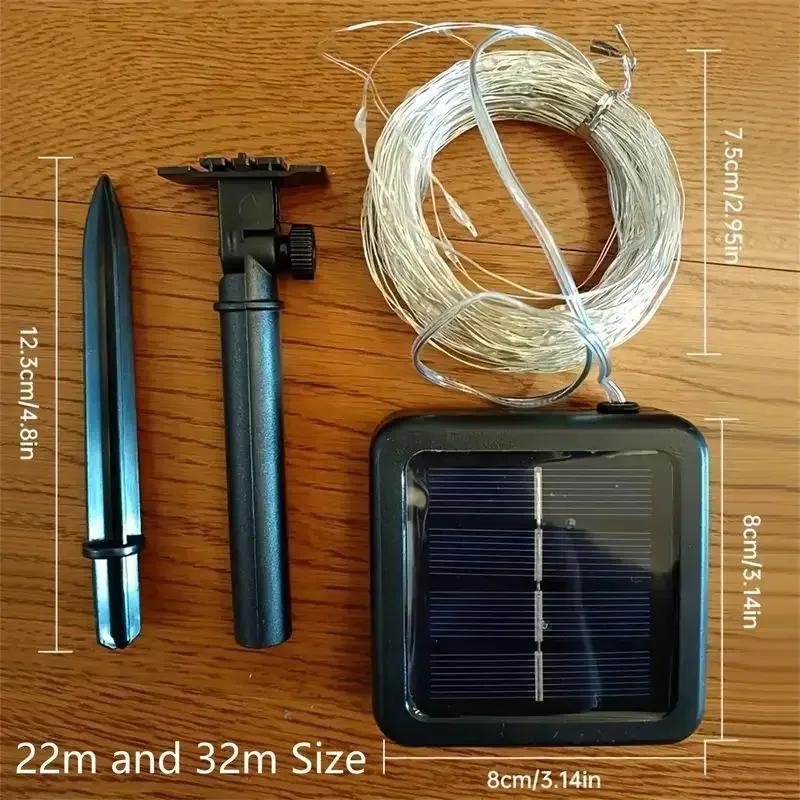 Solar String Light 300/200/100/50 LED Fairy Light Outdoor Waterproof Copper Wire Twinkle Lamp For Home Garden Christmas Decor