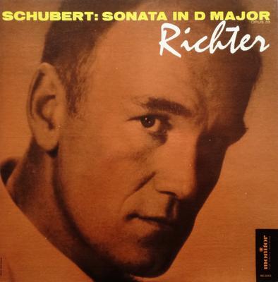 LP Record SVIATOSLAV RICHTER PLAYS FRANZ SCHU - Sonata In D Major, Op. 53 MC2043 Monitor Records 1959 US Classical Used