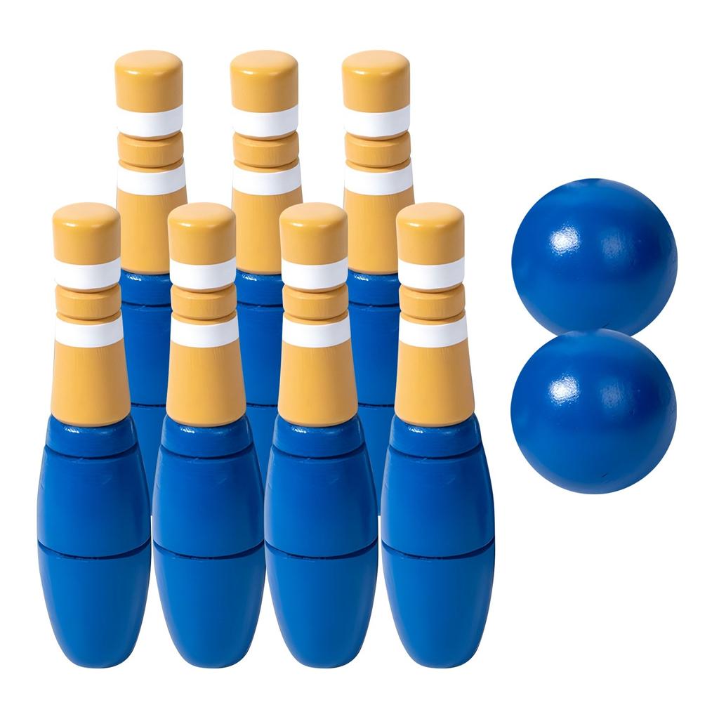 Children's Wooden Bowling Ball Indoor And Outdoor Sports Parent-Child Interactive Ball Toys