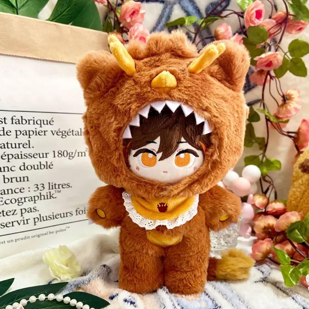 Genshin Impact Peruere Arlecchino Sampo Anime the Doctor II Dottore Illuga Costume Plush 20cm Dolls for Cosplay Events Roleplay