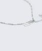 Bonbeau Water Drop Silver Chain NecklaceWater Drop Italian Chain 925 Silver Ball Choker Necklace