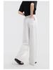 Yulu Women's Linen Straight-Leg Summer Pants - Loose, Breathable, Slimming, Versatile, and Casual Long Pants