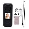 4K Sports Camera 64MP 1.4 Inch Touch Screen IPX6 Water Proof WiFi Portable Video Recorder for Outdoor Cycling Vlog