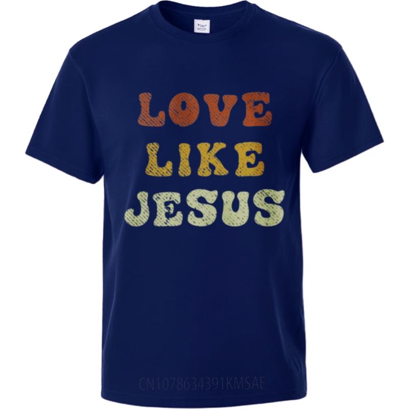 New Arrived Casual Tee Boys Summer Tshirt Plus Size Love Like Jesus Hiphop For Man Top Tees Quick Dry Shirt Essential Tee