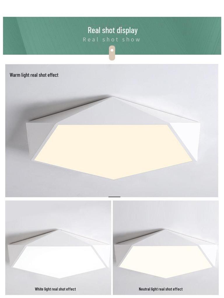 Nordic Modern Bedroom Ceiling Lamp - Ideal for Children's Room or Study