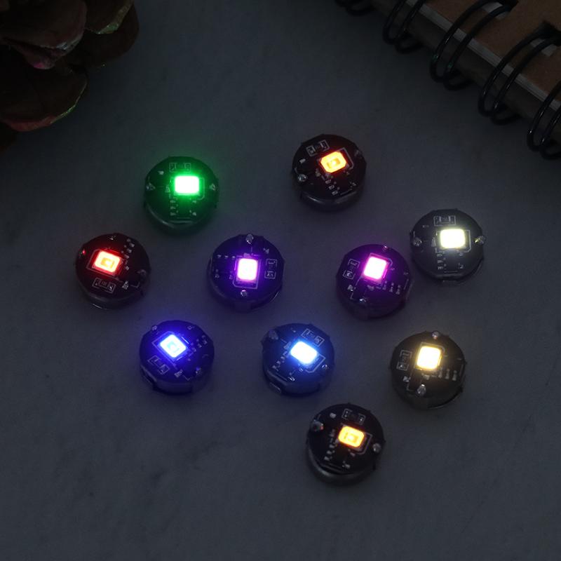 Colorful Magnetic Control Lamp Wireless LED Light Magnet Induction Lamp + Button Battery DIY Toys Robot Landscape Model'