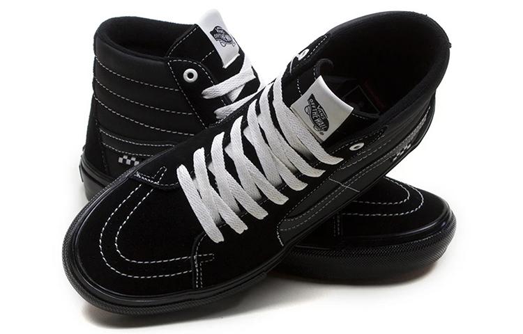 Vans Skate Classics SK8 HI Retro Skateboarding Shoes Unisex Black VN0A5FCCBLK