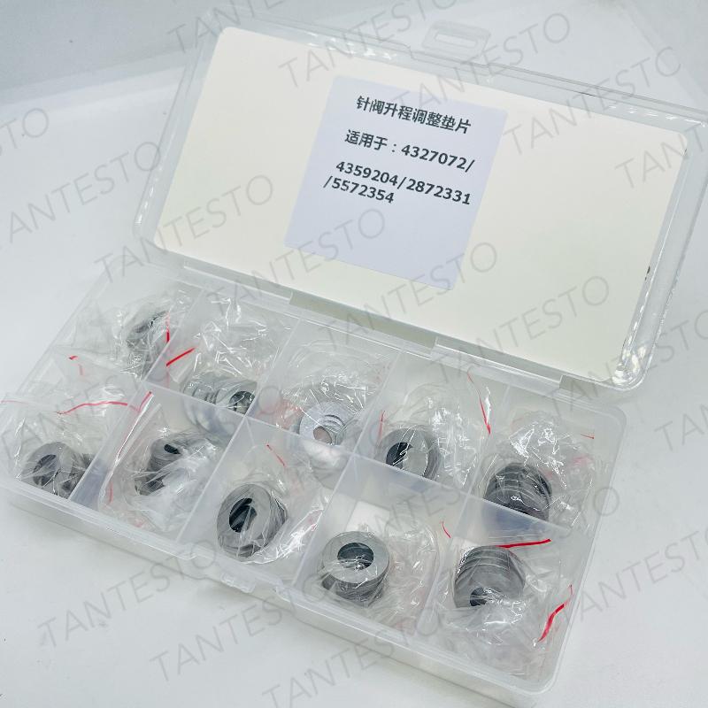 For Cummins Injector Needle Valve Adjustment Washers Set 4327072/4359204/2872331/5572354
