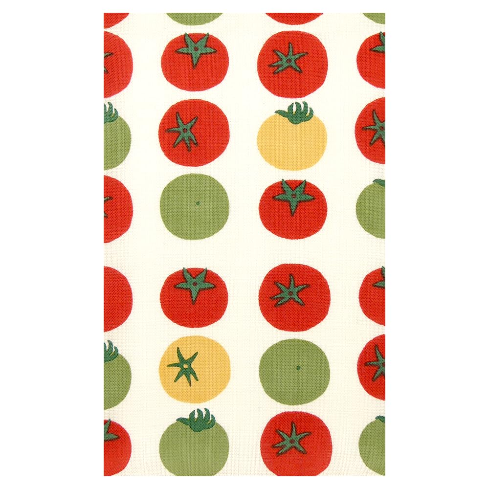 Hamamonyo Tenugui hand Colorful Tomato (Japanese towel) - - Off-white