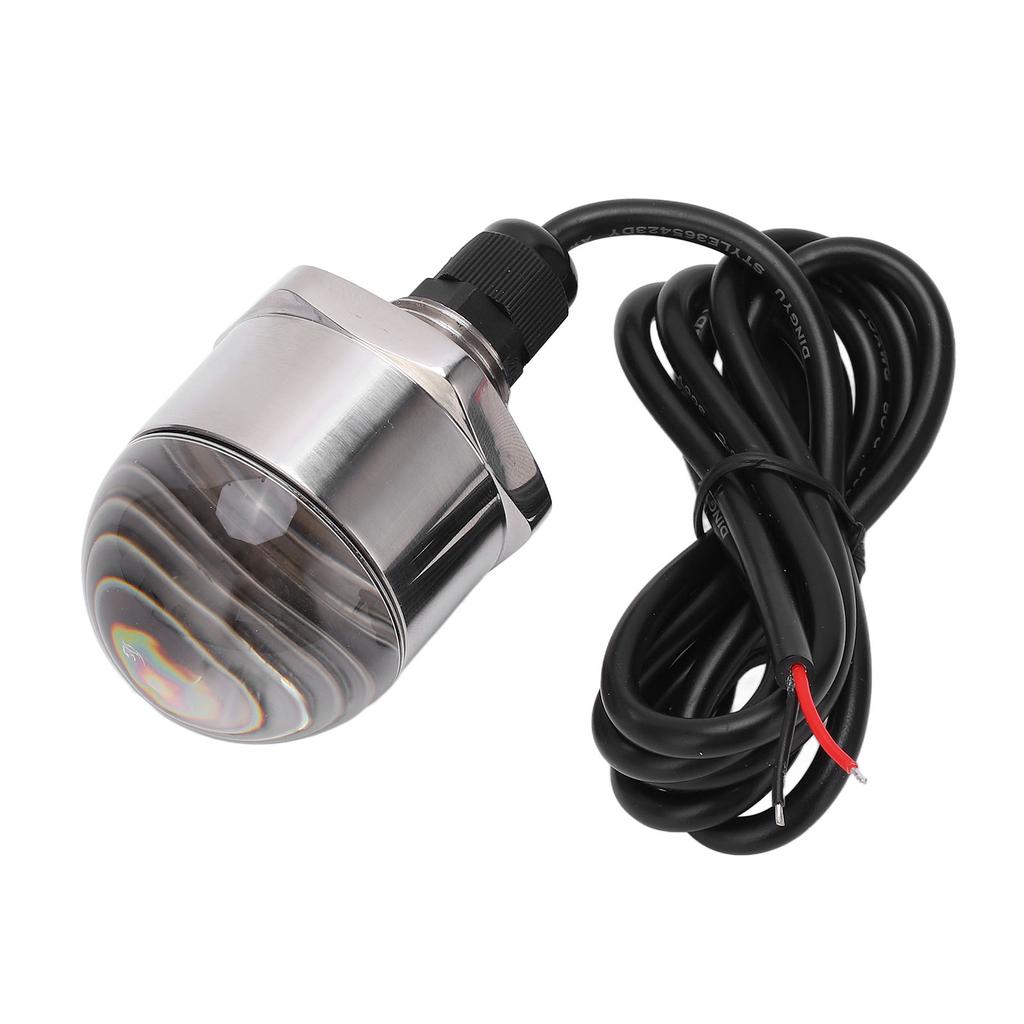 304 Stainless Steel Marine Underwater Light 12V LED Round Underwater Lamp for Yacht Boat Blue Light