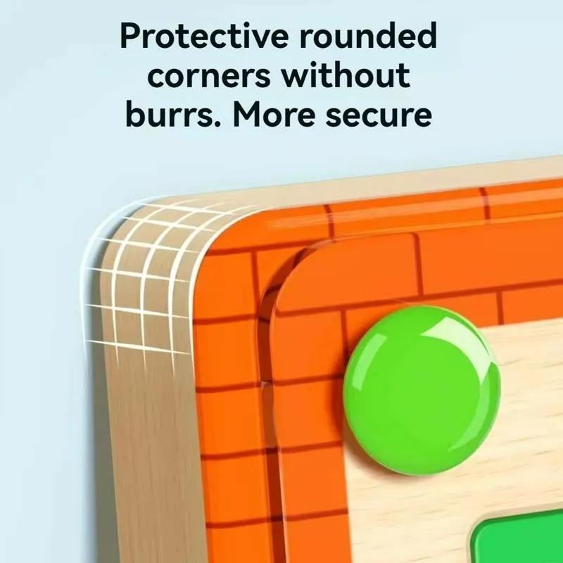 New Children's Magnetic Maze Walking Ball Color Classification Baby Concentration Training Writing Thinking Education Puzzle Toy