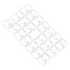 20Pcs Mini Size Seamless Adhesive Hooks Damage Free Damage Free Hanging Light Clips  Indoor Lights