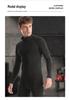 Capa base de cuello alto para hombre Otoño/Invierno: Ropa de Fitness Cálida, de Secado Rápido y que Absorbe el Sudor, de Ajuste Ceñido para Correr y Baloncesto.