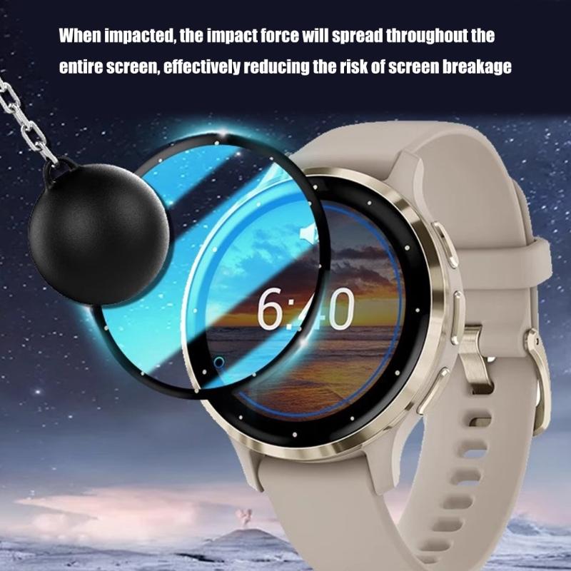 3Pcs Thin High Sensitivity Screen Film 3D Curved Bubbleless Installation for 3S Intelligent Watch Accessories