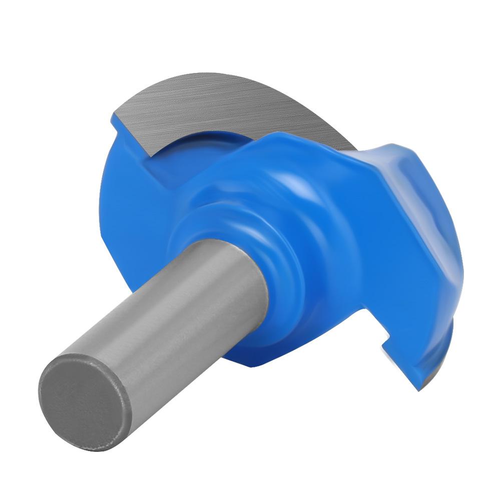 12Mm Handle Round Bottom Cutter 1/2 * 2 Woodworking Milling Cutter Slotting Cutter Trimming Machine Cutter Head Engraving Machine Bakelite Gong Cutter