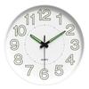 10 Inch Circular Minimalist and Fashionable Luminous Wall Clock Living Room Decoration Silent and Punch Free Wall Clock 3d