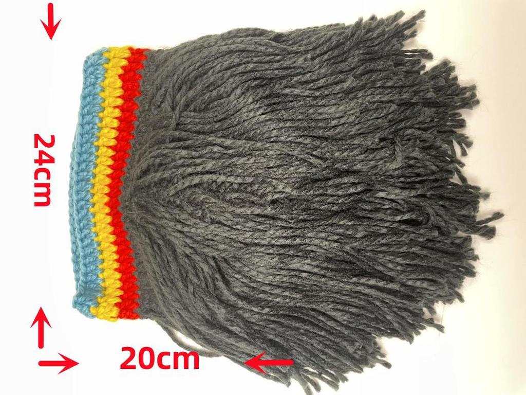 Dreadlocks Wool Knit Hat - Funny, Warm, and Trendy Wig Headwear for Men and Women