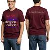 Men's Casual Printed Short Sleeve T-Shirt, Lightweight Breathable Round Neck, Design Tee