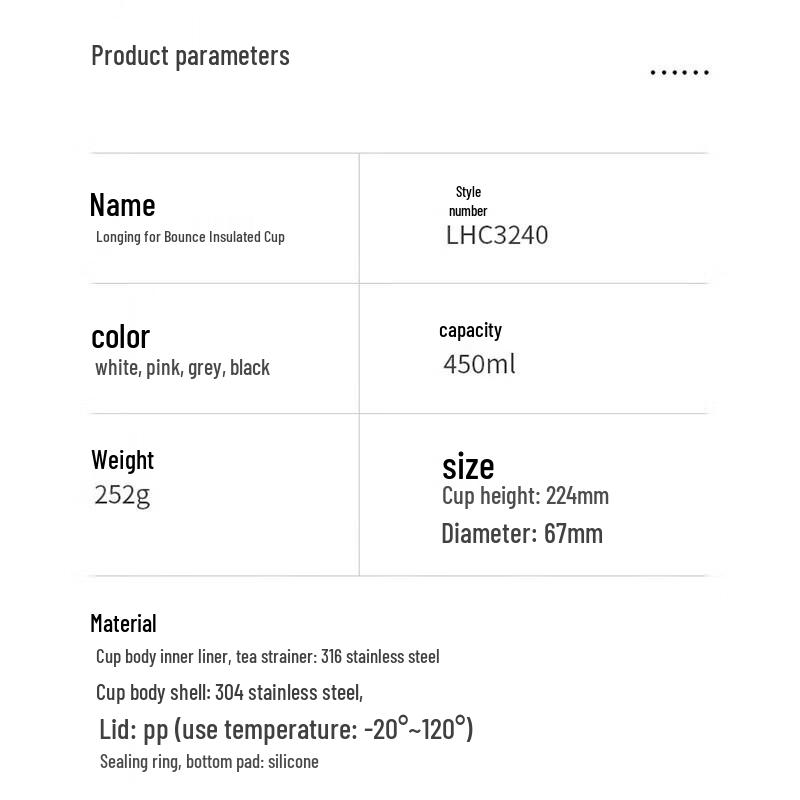 LocknLock Dream Series 316 Stainless Steel Insulated Tumbler with Tea Infuser