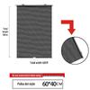 Tenda parasole automatica retrattile per finestrino auto per isolamento termico e protezione solare