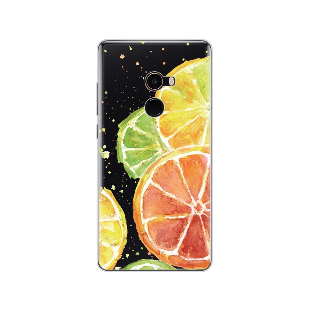 Pouzdro pro Xiaomi Mix 2 Soft Silicon TPU Pouzdro pro Xiaomi Mi Mix 2 Mix2 Zadní kryt Ochranný zadní kryt Transparentní Coque Shell