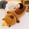 Capybara Long Body Pillow - Plush Toy and Sleeping Leg Cushion