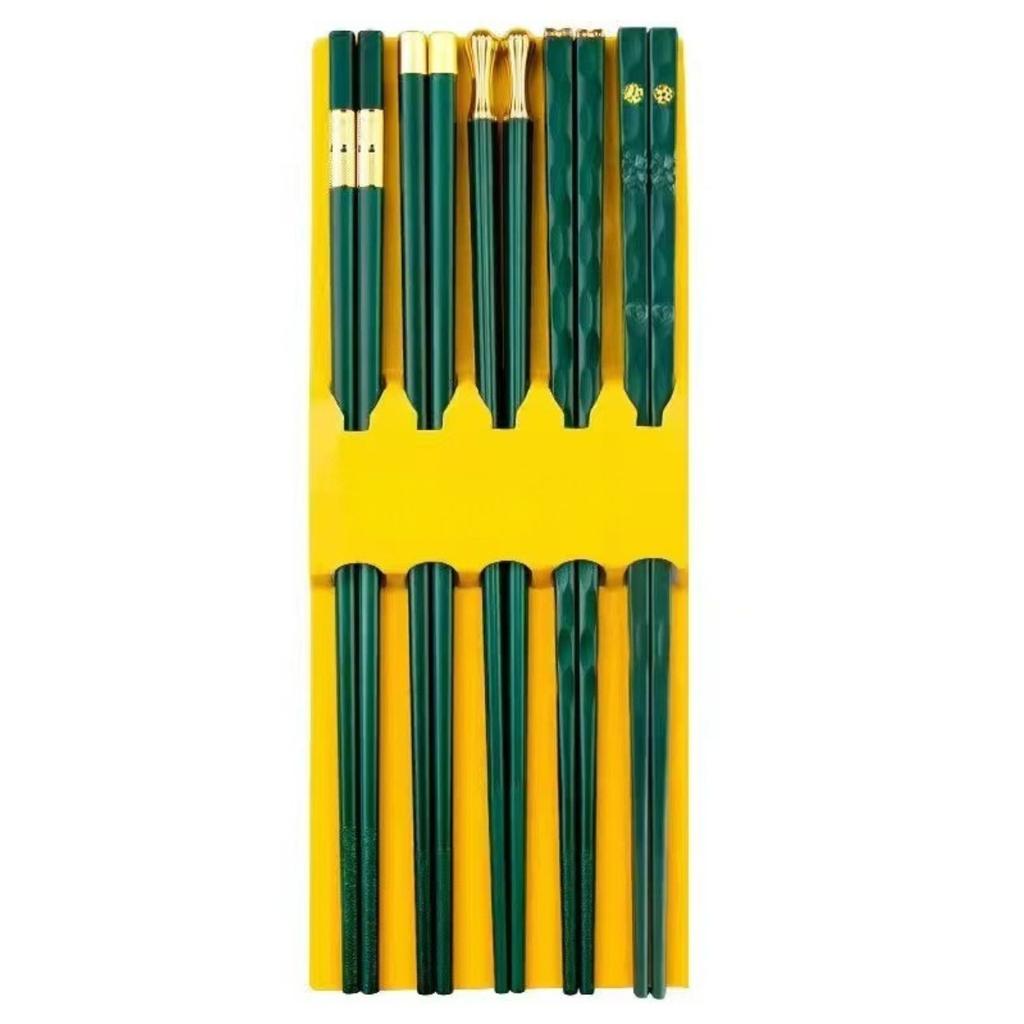 Chopsticks Reusable Fiberglass Dishwasher Safe 9.6 Inch/24.3cm Matte Non-Slip Family/ Hotel/ Restaurant Japanese Chop Sticks