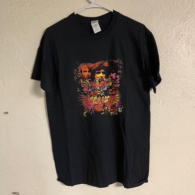 Band T-Shirt - CREAM - Eric Clapton - Black - Medium
