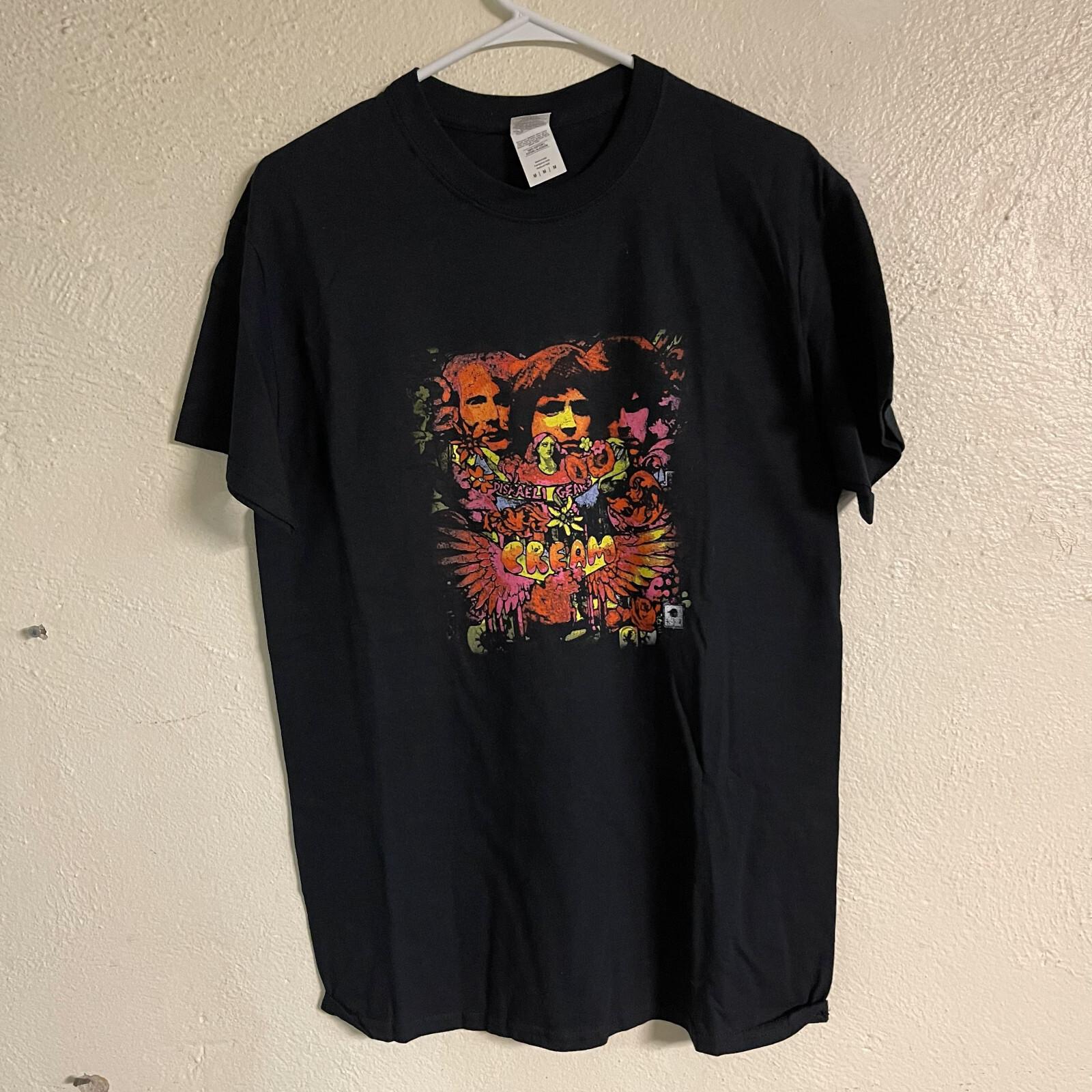 Band T-Shirt - CREAM - Eric Clapton - Black - Medium XL