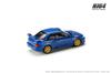 HJ64 Subaru Impreza 22B STi Verze Rally Základní Vůz CARBONOVĚ MODRÁ Hotový Produkt HJ647041BL 1/64 (GC8)
