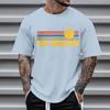Men's Crew Neck Letter Printed Short Sleeve Fashion Cotton Top Versatile T-Shirts Men’s