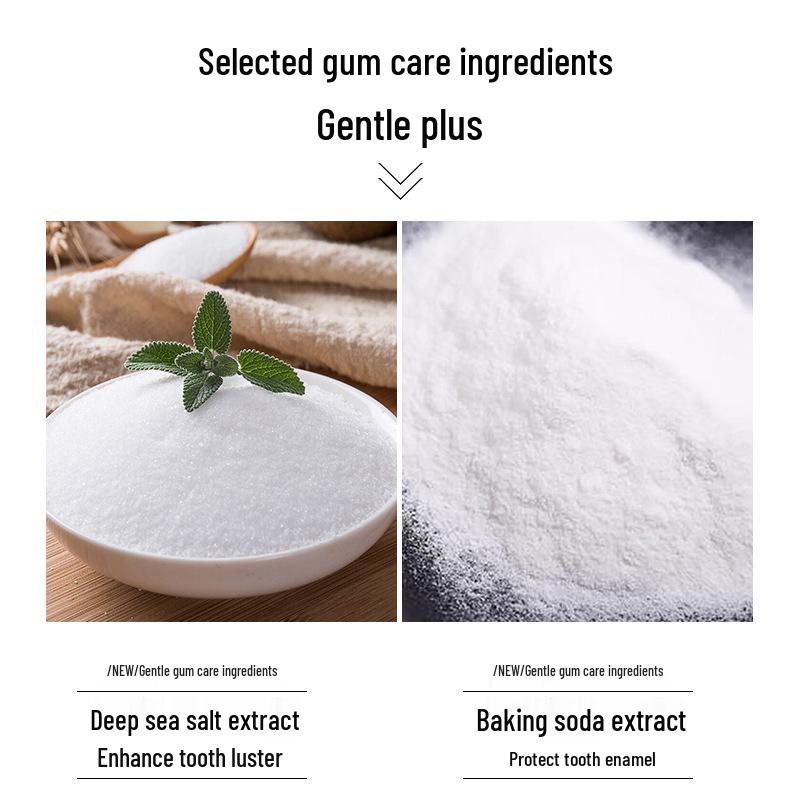 Enzyme Baking Soda Toothpaste for Healthy Gums, Teeth Whitening, Fresh Breath, and Stain Removal.