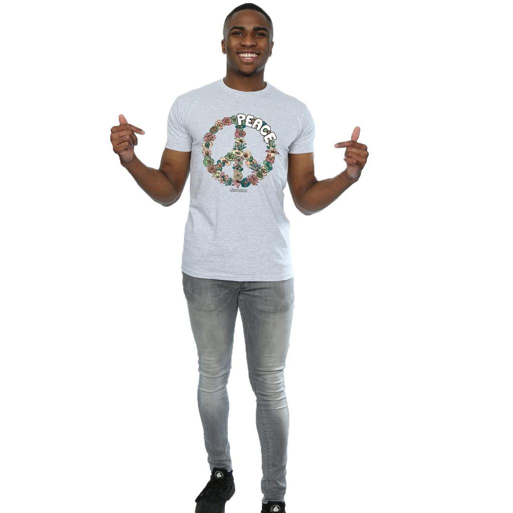 Woodstock Mens Floral Peace T-Shirt
