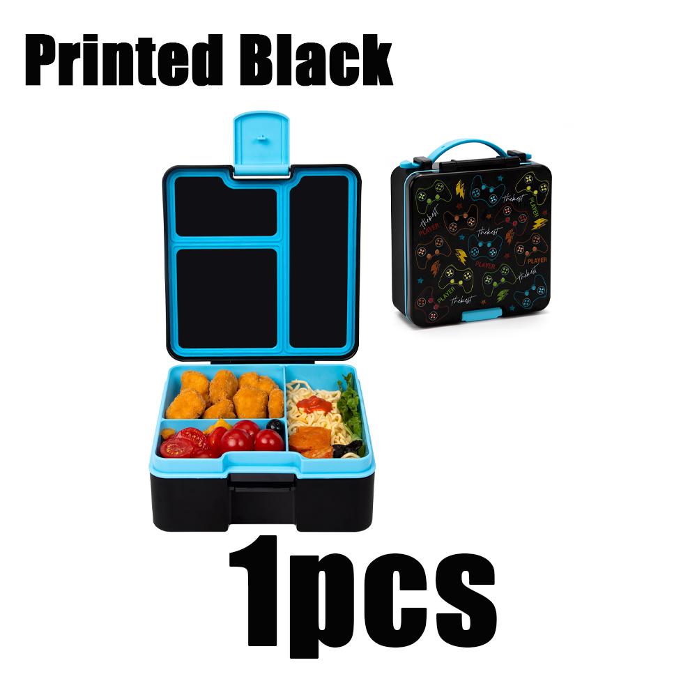 1pcs Cartoon Adorable Bento Box Microwavable Divided Leakproof Lunch Box For Teenagers And Workers School Canteen Back School