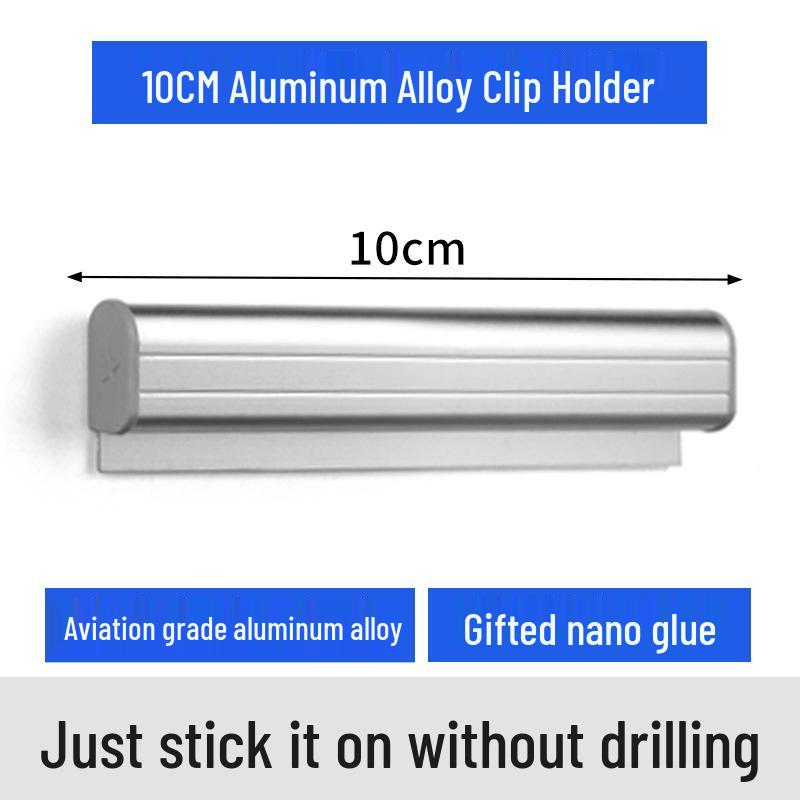 Aluminum Kitchen Order Slip Holder & Scheduler - No-Drill Menu Clip