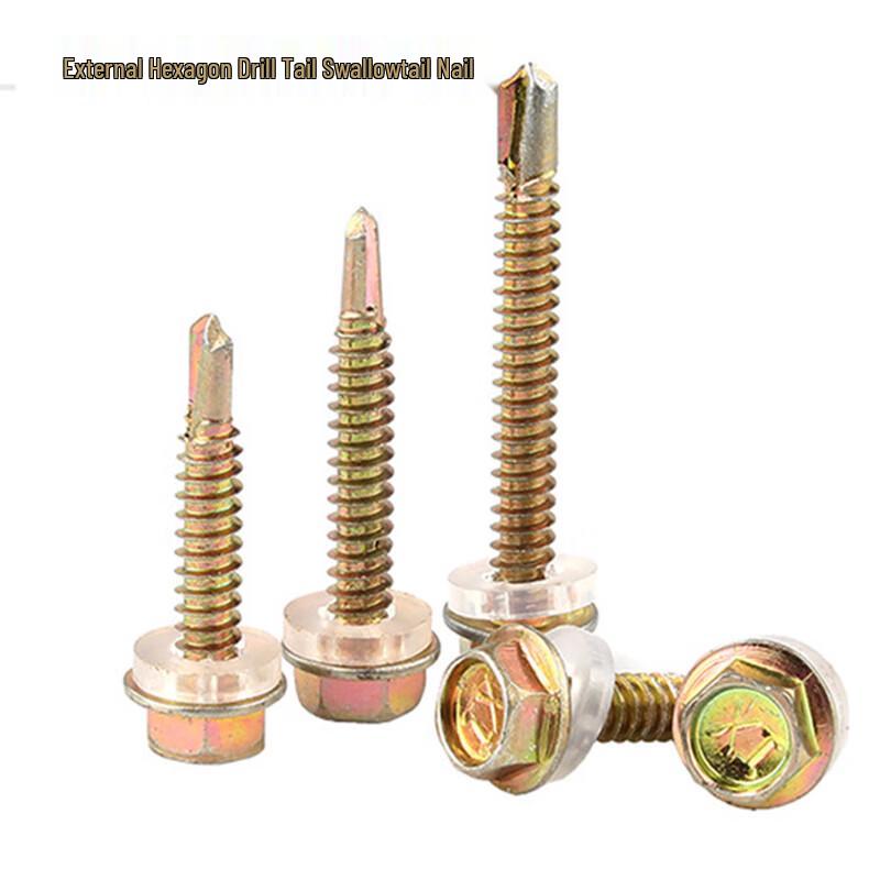 DeLi Galvanized Hex Head Self-Drilling Screw