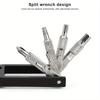 1/2Pcs Foldable Bicycle Hex Spoke Wrench Multi Function Repair Tool Kit MTB Chain Cutter Screwdriver Mountain Road Cycle Bike