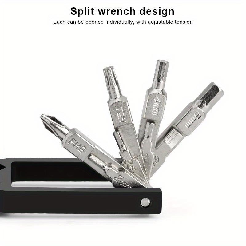 1/2Pcs Foldable Bicycle Hex Spoke Wrench Multi Function Repair Tool Kit MTB Chain Cutter Screwdriver Mountain Road Cycle Bike