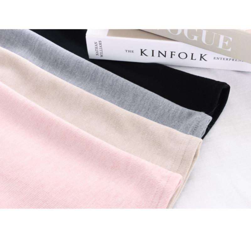 Shop   Women Easy Wear One Mile Look Training Pin Tuck Wide Banding Pants Gray 1
