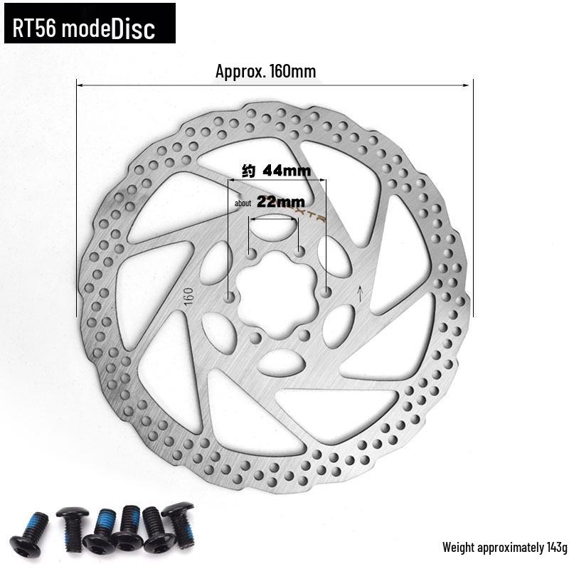 Colorful 160/180/203mm RT56 Disc Brake Pads for Mountain and Road Bikes