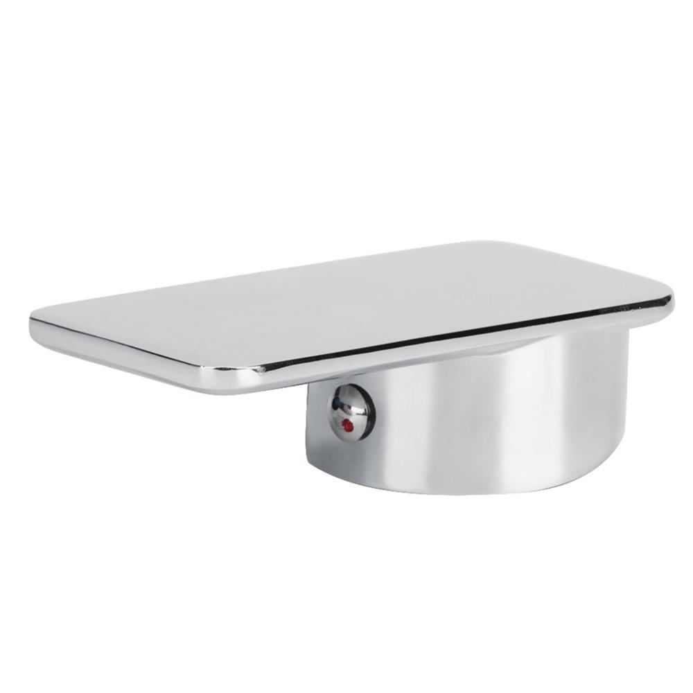 Chrome Finish Faucet Handle Zinc Alloy Shower Faucet Handle Durable Mixer Tap Handle  Bathroom